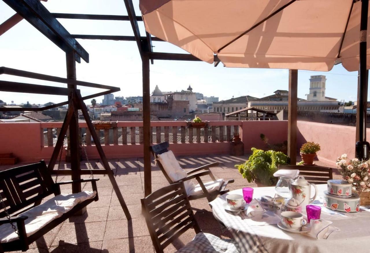 Attico In Centro Con Vista Della Torre - Cozy Penthouse Facing To The Tower Leilighet Oristano Eksteriør bilde